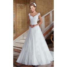 long sleave sparkle wedding dress